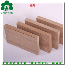 Chapa revestida de MDF 4X8 Melamina laminada MDF